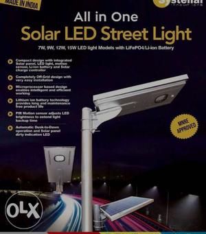 Street light solar pannel