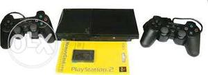 This is an unused play station 2 which comes with