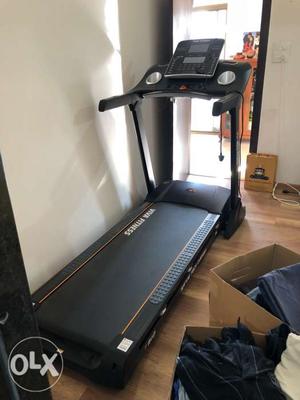 Treadmill bought in July . Hardly used. As