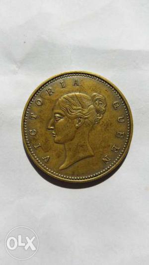  Victoria queen silver coin.