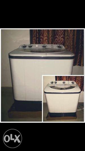 White Plastic Portable All-in-one Washer And Dryer Collage