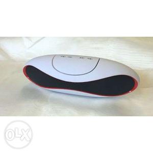 White Portable Bluetooth Speaker