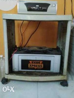 White, Red, And Black Exide Xpress Home Appliance