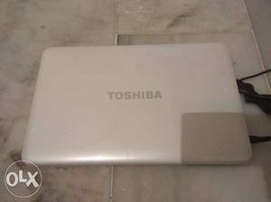 White Toshiba Laptop i5