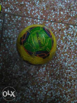 Yellow And Green Soccer Ball
