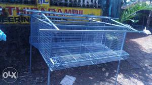 Grey Wired Pet Cage