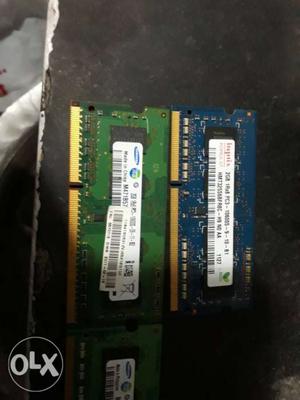 2gb laptop ram 2 ddr3 ram working condition