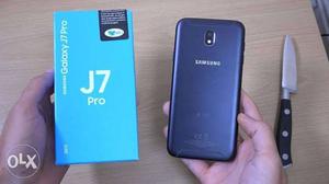 4 month old samsung j7 pro with charger and bill