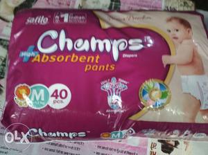 40-pieces Champs Super Absorbent Diaper Pack
