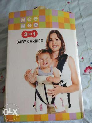 Baby's White And Black Mee Mee 3-in-1 Carrier Box