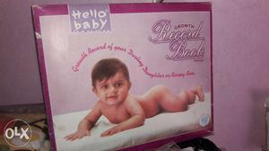 Hello baby Record book for sale.
