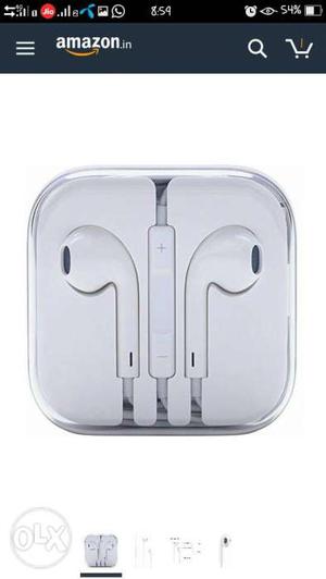 IPhone original earphone seal pack not used