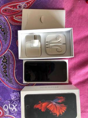 •Iphone 6S, grey colour •64 GB •With One