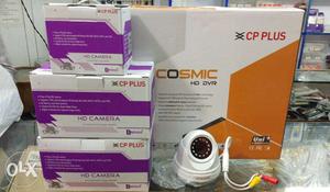New cup plus CCTV 4 camera set with hard disk. 2