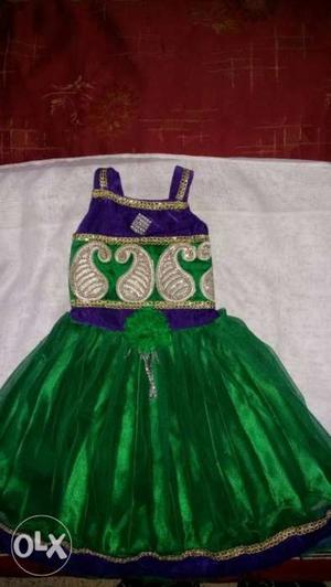 Party frock for 2 to 4 years with koty