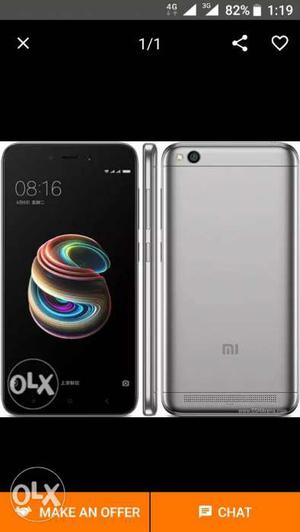 Redmi 5a 16 +2 GB sealed pack fixed price