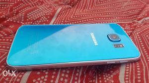 Samsung s6 specail edition toppaz blue in an