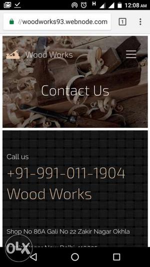 All type of wooden decorative work