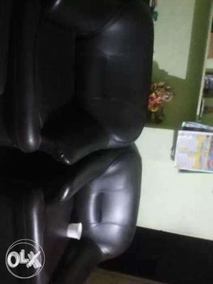 Black Leather Sofa Chairs