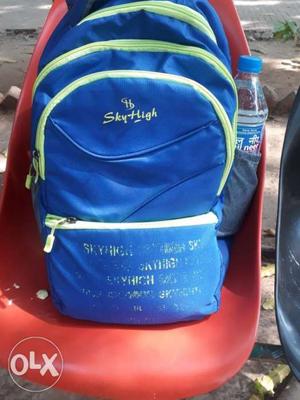 Blue And Green Sky High Backpack