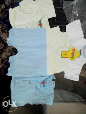 Brand new rompers pack of 3 (size 6-9 months)
