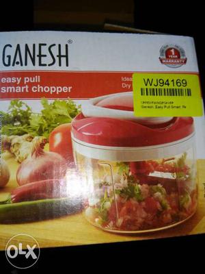 Ganesh Smart Chopper. Very easy to chop. New and