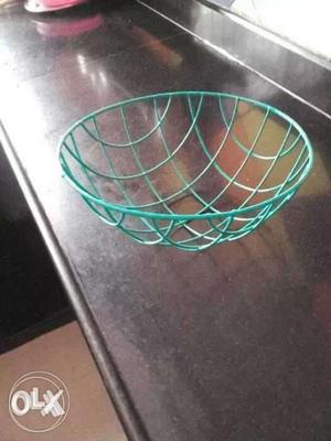 Green Metal Basket