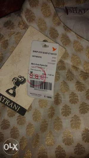 Men's branded sherwani kurta,new with tag