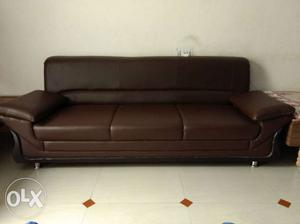 Office Leather Sofa (2 set)