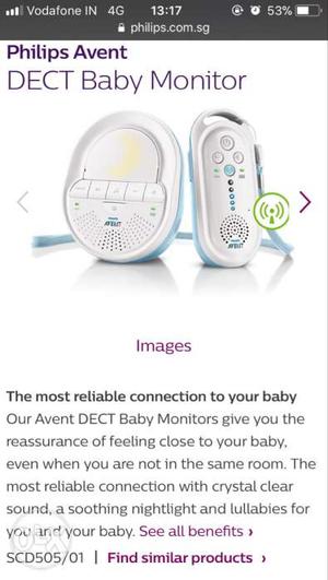 Philips avent baby monitor