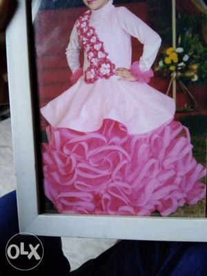 Pink color dress for sale