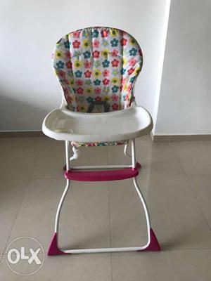 Tall Baby Chair. Hardly used. MRP is approx 