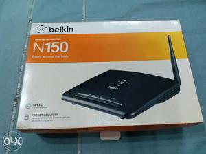 Black Belkin N150 Wireless Router