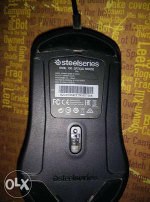 Black Steelseries Computer Mouse