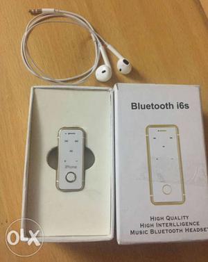 Bluetooth with earphone and box for sale