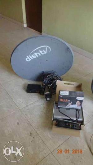 Dish TV DTH with active stb with cable and