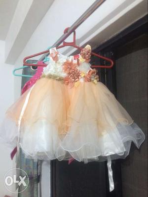 For 1/5 nd 2 years old girls party wear dresses