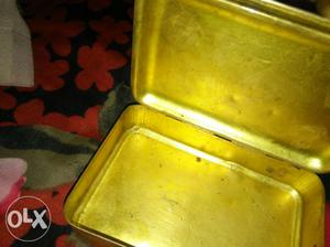 Gold Steel Container