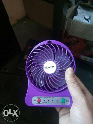 Purple Navya Portable Mini Fan