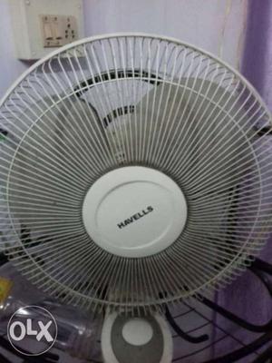 White And Gray Havells Desk Fan