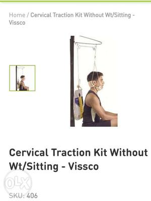 White Cervical Traction Kit unused