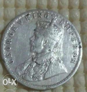 100 years old silver coin of 1 rs (pure original)