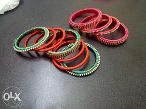 2 set of thread bangles low cost.. Fresh piece