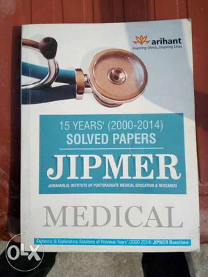 Arihant 15 Years'  Solved Papers Jipmer Medical