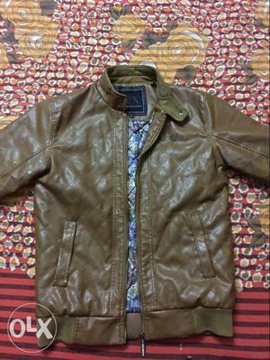 Armani Leather Jacket Used