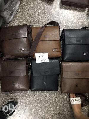 Black And Brown Leather Bags