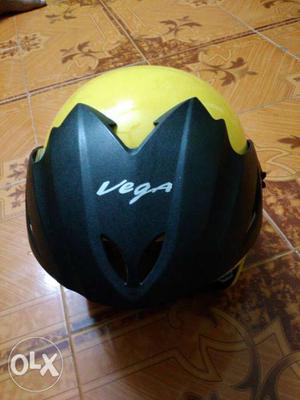 Black And Yellow Vega Helmet