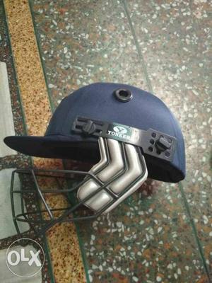 Blue, Black, And Gray Baseball Helmet