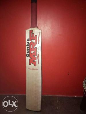 Brand New leather bat in english willow with cover