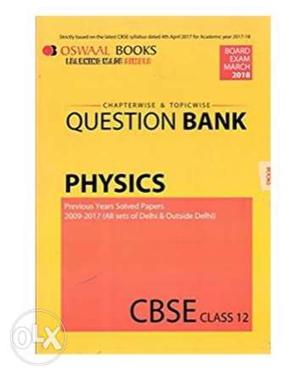 Brand new CBSE question banks of physics,